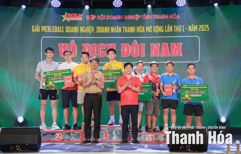 Giải Pickleball Doanh nghiệp, Doanh nhân Thanh Hóa thành công tốt đẹp