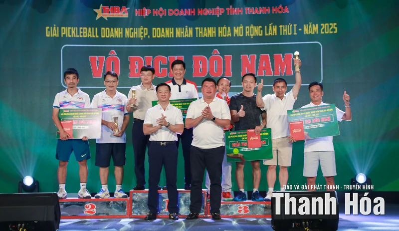 Giải Pickleball Doanh nghiệp, Doanh nhân Thanh Hóa thành công tốt đẹp