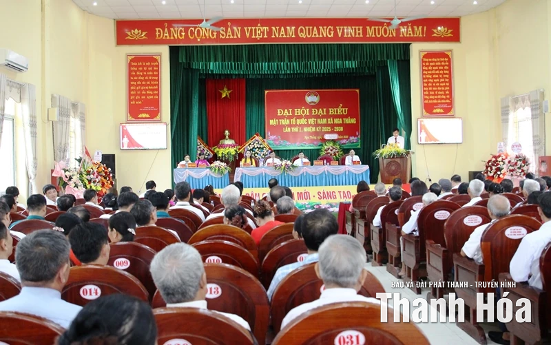 Đại hội đại biểu MTTQ xã Nga Thắng lần thứ I, nhiệm kỳ 2025-2030