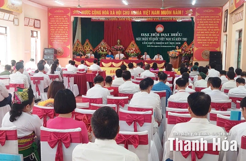 Đại hội đại biểu MTTQ xã Kiên Thọ lần thứ nhất