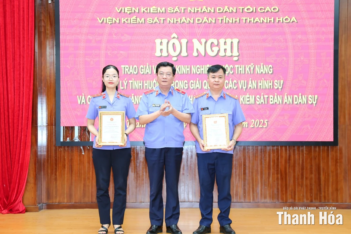 Viện Kiểm sát Nhân dân tỉnh tổng kết, trao giải các cuộc thi nghiệp vụ