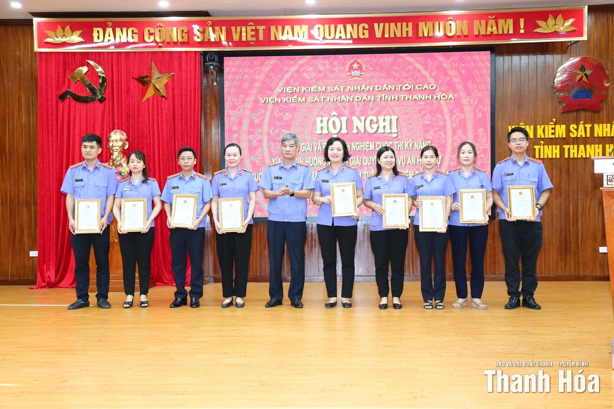 Viện Kiểm sát Nhân dân tỉnh tổng kết, trao giải các cuộc thi nghiệp vụ