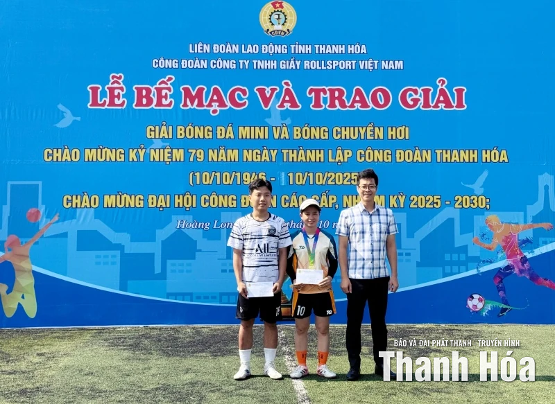 Bế mạc và trao giải thể thao trong công nhân lao động Công ty TNHH Giầy Rollsport Việt Nam