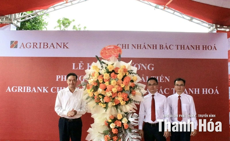 Khai trương phòng giao dịch Hải Tiến Agribank Chi nhánh Hoằng Hóa Bắc Thanh Hóa
