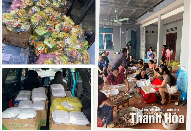 Ấm áp nghĩa tình sau bão lũ