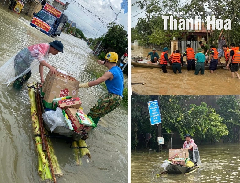 Ấm áp nghĩa tình sau bão lũ