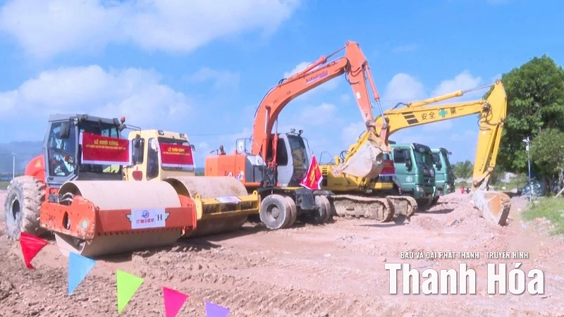 Lễ khởi công xây dựng dự án mở rộng nhà máy sản xuất bao bì Thái Yên xã Tân Ninh