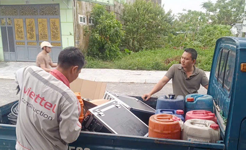 Viettel Thanh Hóa huy động toàn lực ứng cứu, giữ vững thông tin sau bão Bualoi