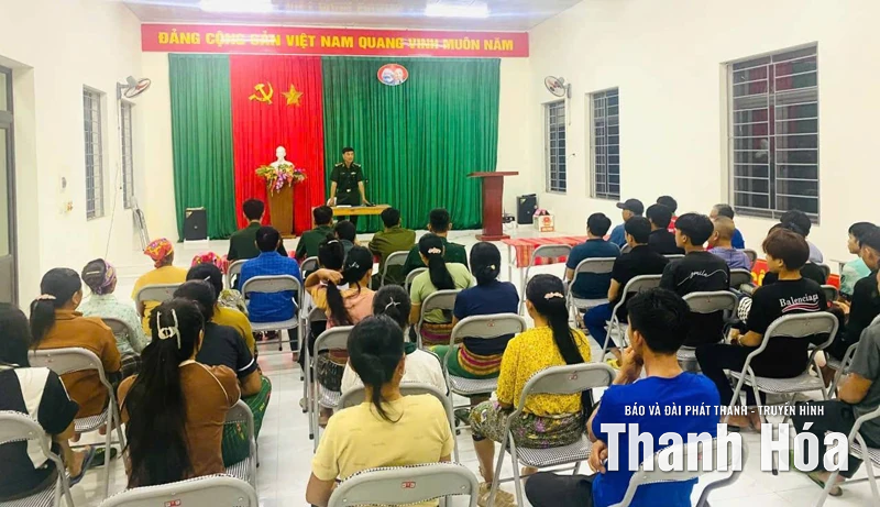 Đồn Biên phòng Quang Chiểu đưa kiến thức pháp luật đến các xã biên giới