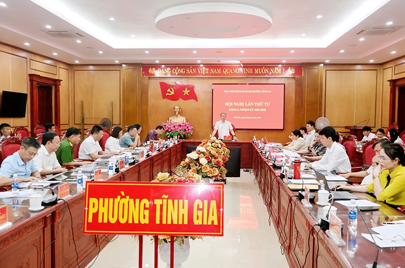 Ban Chấp hành Đảng bộ phường Tĩnh Gia triển khai nhiệm vụ trọng tâm 3 tháng cuối năm 2025