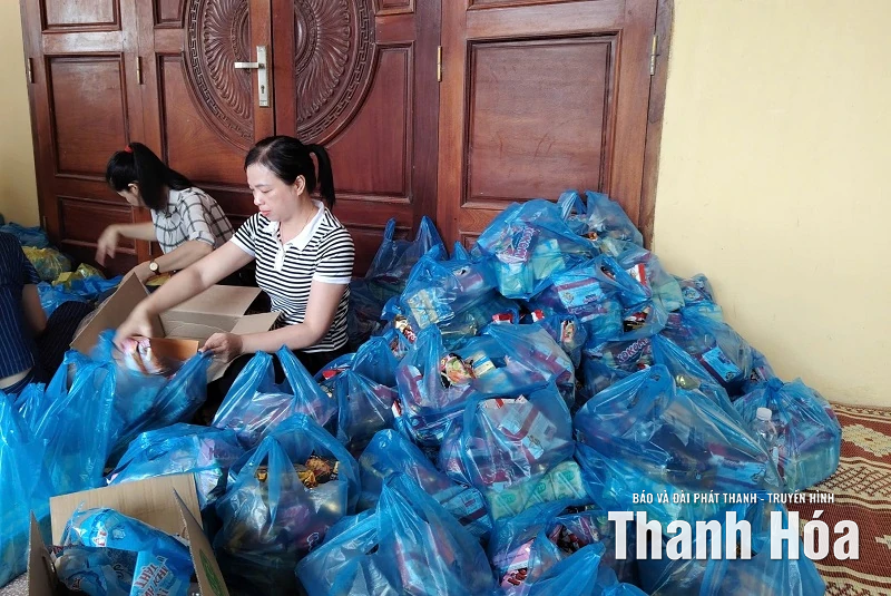 BIDV Lam Sơn hỗ trợ kịp thời cho bà con đang chịu ảnh hưởng của bão lũ