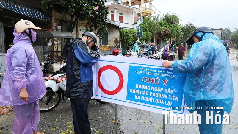 Xã Bá Thước khắc phục hậu quả bão số 10