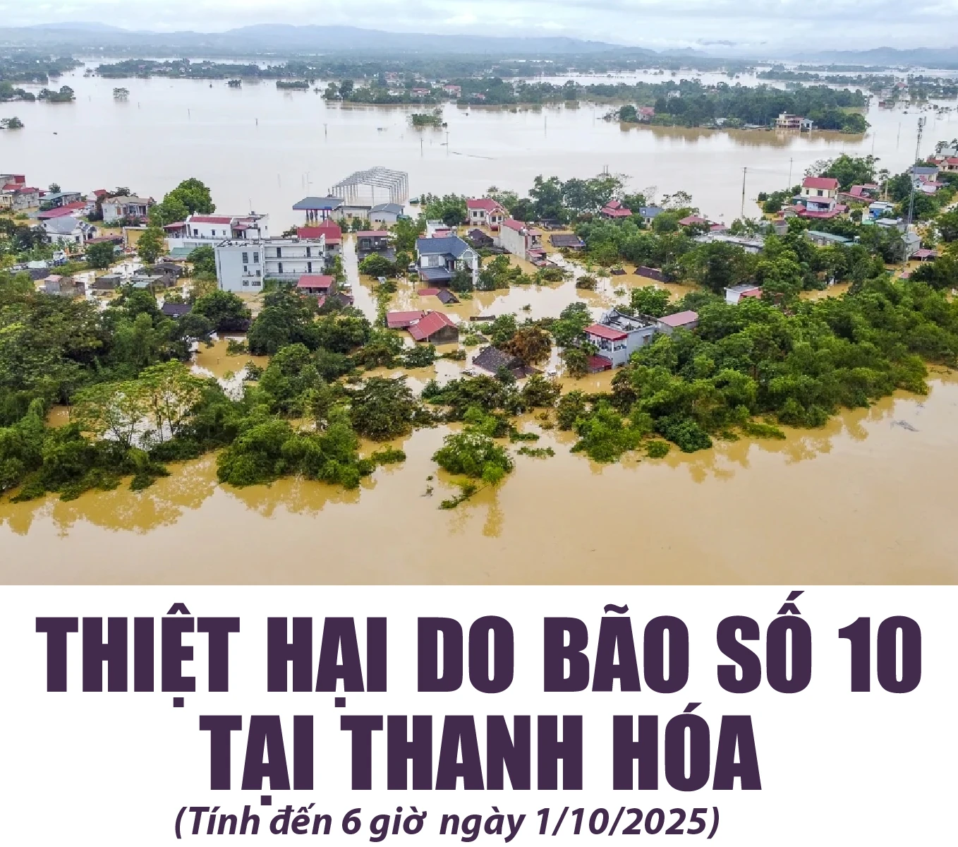 [Infographics] - Thiệt hại do bão số 10 tại Thanh Hóa