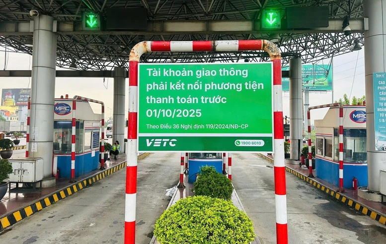 Lùi thời hạn chuyển đổi tài khoản giao thông đến hết ngày 31/12/2025