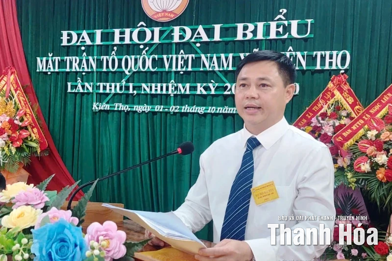 Đại hội đại biểu MTTQ xã Kiên Thọ lần thứ nhất