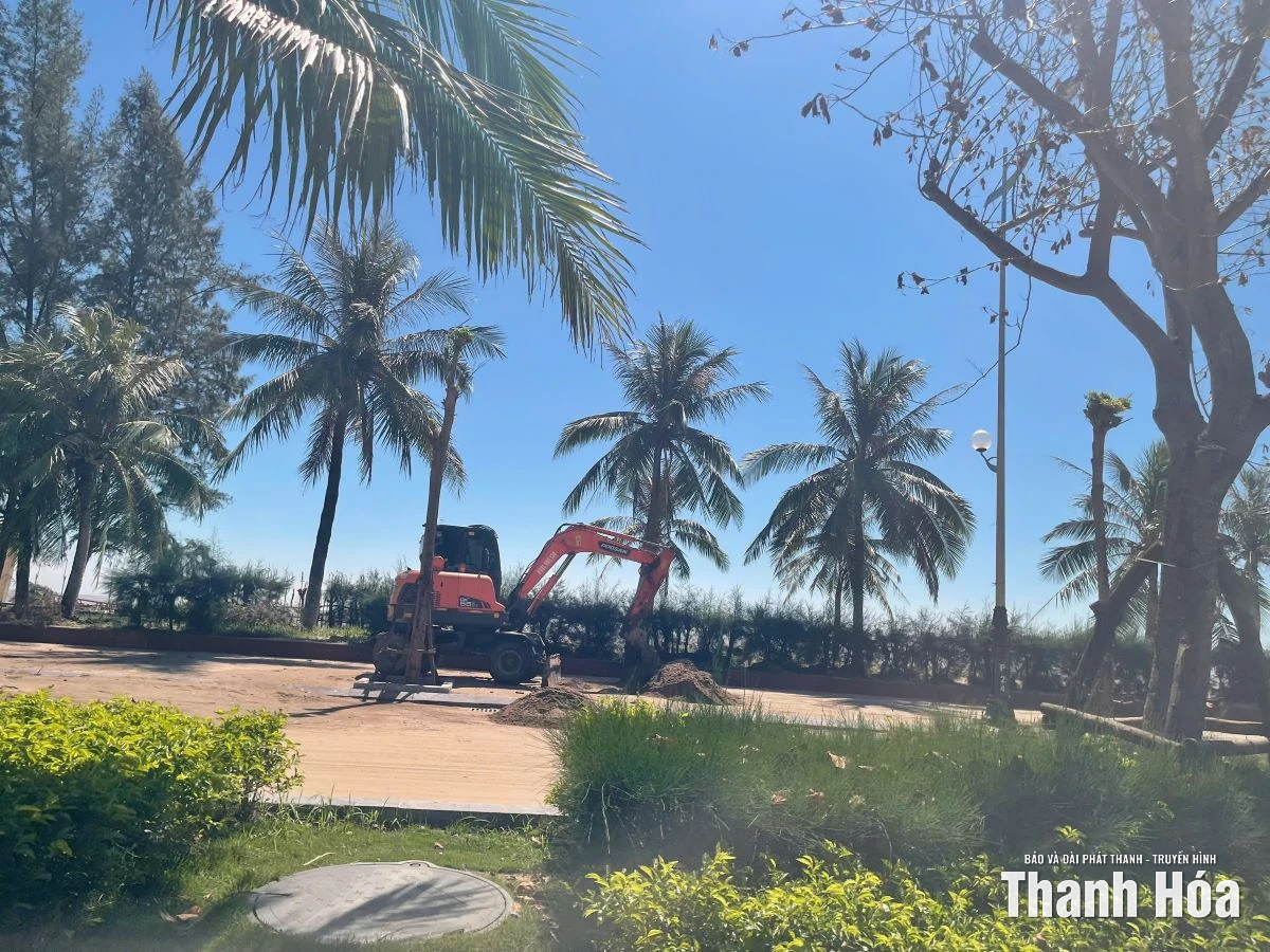 Các khu, điểm du lịch tại biển Sầm Sơn sẵn sàng đón du khách trở lại sau bão số 10