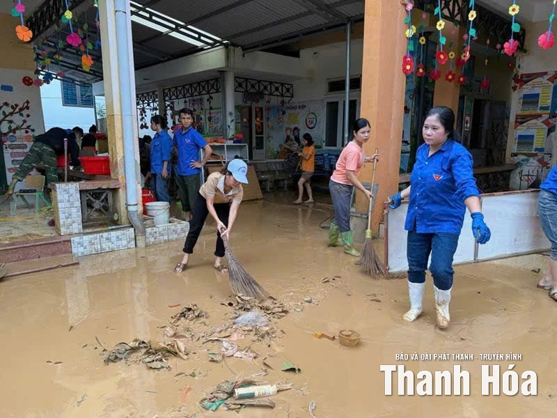 Xã Hóa Quỳ dồn lực khắc phục hậu quả bão số 10