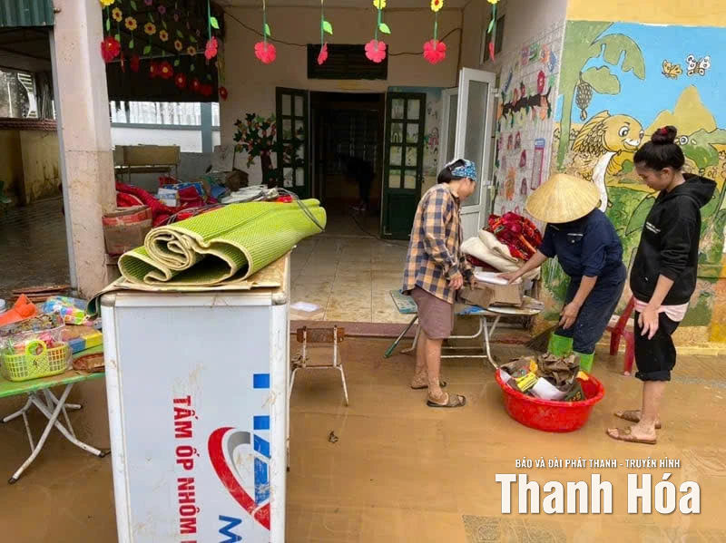 Xã Hóa Quỳ dồn lực khắc phục hậu quả bão số 10