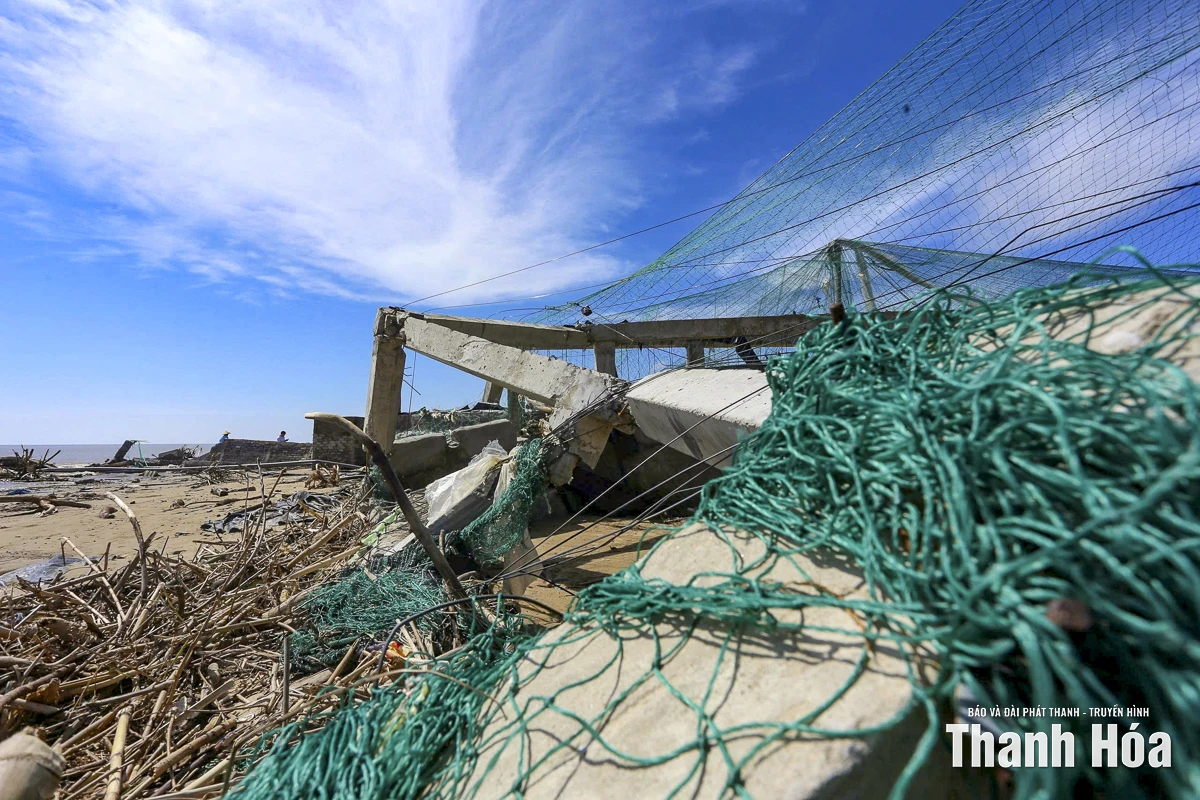 Nông dân nuôi tôm lao đao sau bão