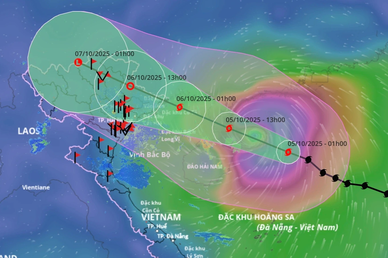 Từ tối nay, miền Bắc có mưa to trước khi bão Matmo đổ bộ vào đất liền