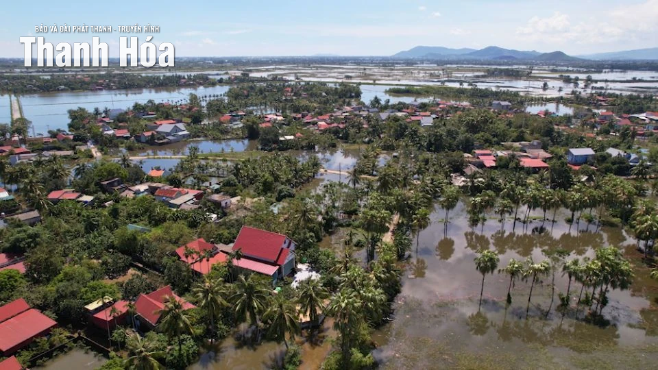 Quảng Ngọc: Nỗ lực đảm bảo an toàn, chăm lo đời sống người dân vùng ngập lụt