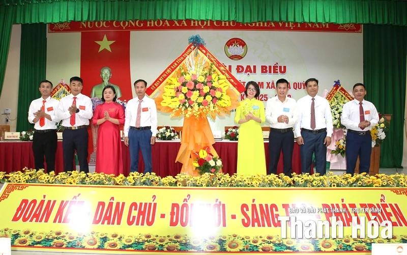Đại hội đại biểu MTTQ xã Hóa Quỳ lần thứ I, nhiệm kỳ 2025-2030