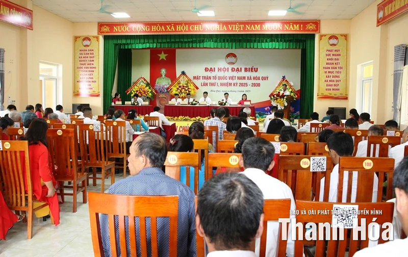 Đại hội đại biểu MTTQ xã Hóa Quỳ lần thứ I, nhiệm kỳ 2025-2030