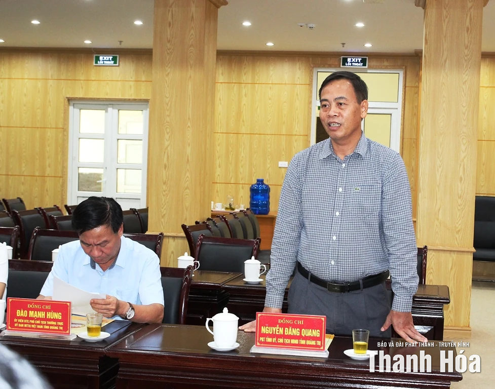 Tỉnh Quảng Trị ủng hộ đồng bào Thanh Hóa 1 tỷ đồng khắc phục hậu quả mưa lũ