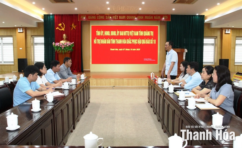 Tỉnh Quảng Trị ủng hộ đồng bào Thanh Hóa 1 tỷ đồng khắc phục hậu quả mưa lũ