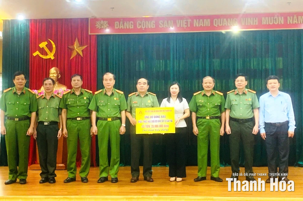 Tỉnh Quảng Trị ủng hộ đồng bào Thanh Hóa 1 tỷ đồng khắc phục hậu quả mưa lũ