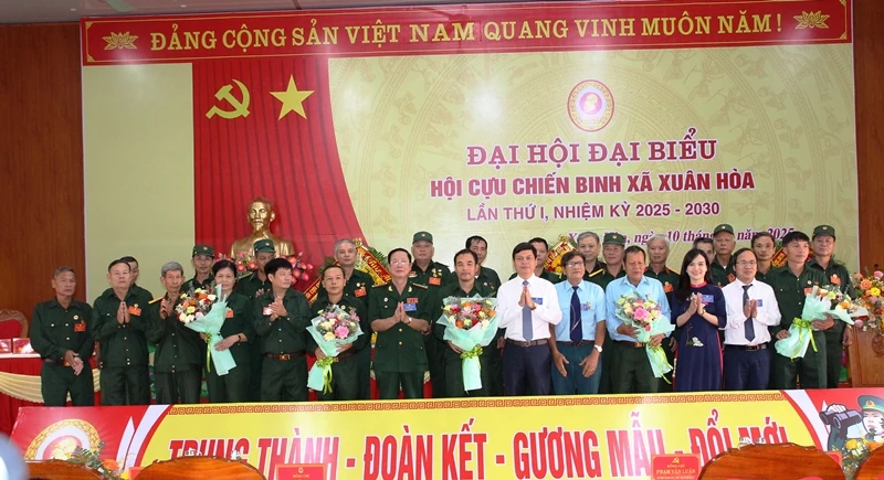 Đại hội đại biểu Hội Cựu chiến binh xã Xuân Hòa lần thứ nhất