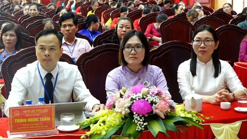 Xã Vĩnh Lộc tổ chức Đại hội đại biểu phụ nữ lần thứ I, nhiệm kỳ 2025-2030
