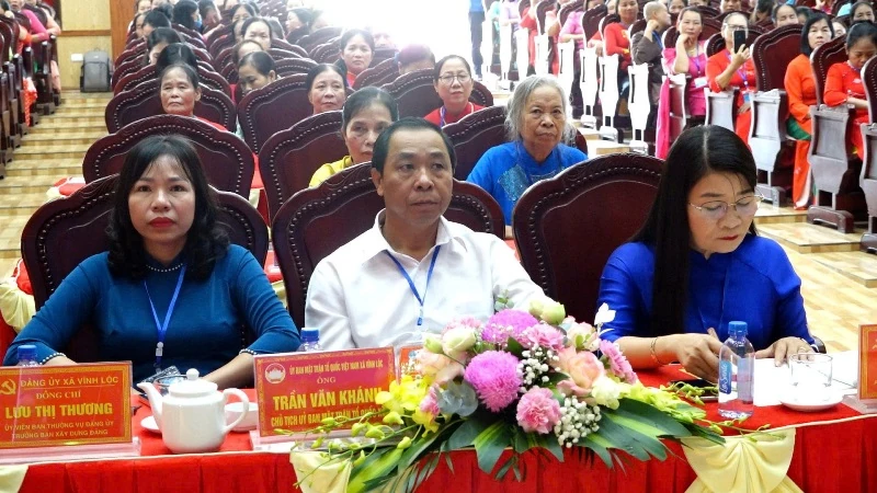Xã Vĩnh Lộc tổ chức Đại hội đại biểu phụ nữ lần thứ I, nhiệm kỳ 2025-2030