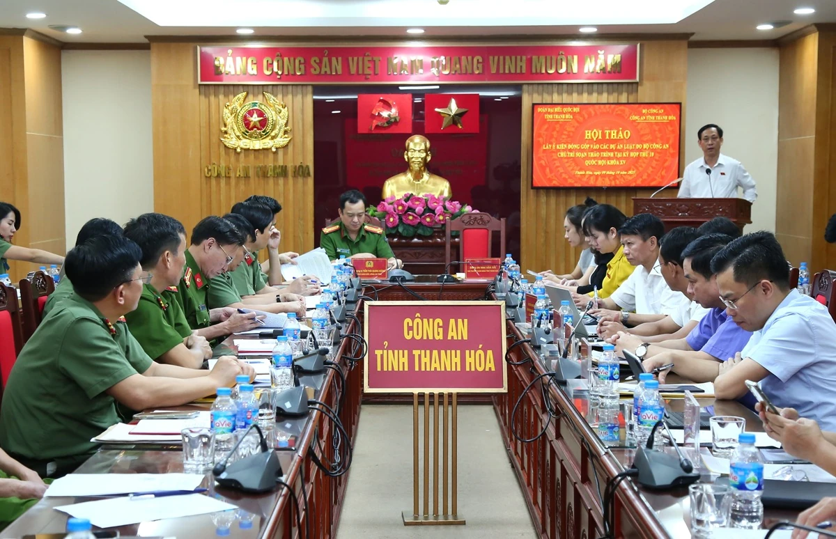 Lấy ý kiến đóng góp vào các Dự án Luật do Bộ Công an chủ trì soạn thảo