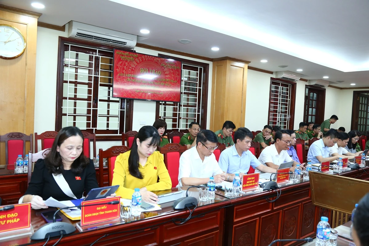 Lấy ý kiến đóng góp vào các Dự án Luật do Bộ Công an chủ trì soạn thảo