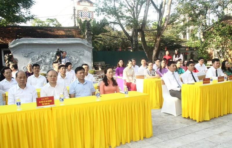 Phường Hạc Thành dâng hương tại Thái miếu nhà Hậu Lê