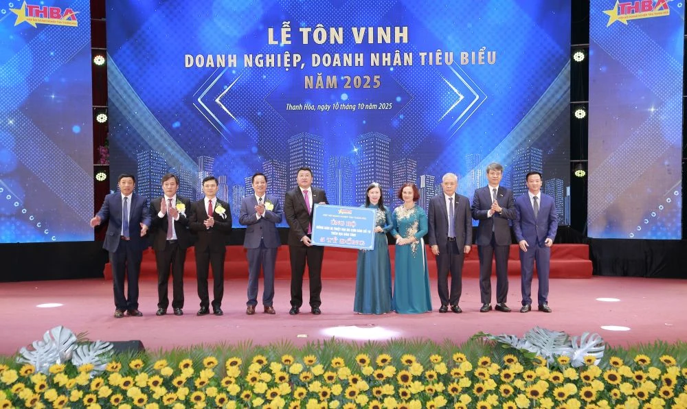 Tôn vinh doanh nghiệp, doanh nhân tiêu biểu tỉnh Thanh Hóa năm 2025
