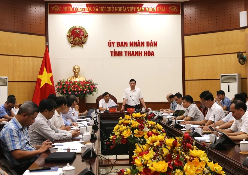 Đẩy nhanh tiến độ các dự án do Bộ NN&MT quyết định đầu tư trên địa bàn tỉnh Thanh Hóa