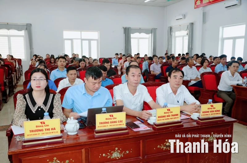 Hoằng Thanh quán triệt 4 nghị quyết của Bộ Chính trị và Nghị quyết Đại hội Đảng bộ xã