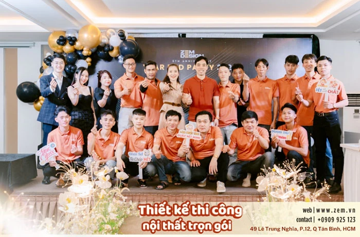 Công ty thi công tủ bếp Acrylic đẹp trọn gói tại TP HCM - ZEM Design