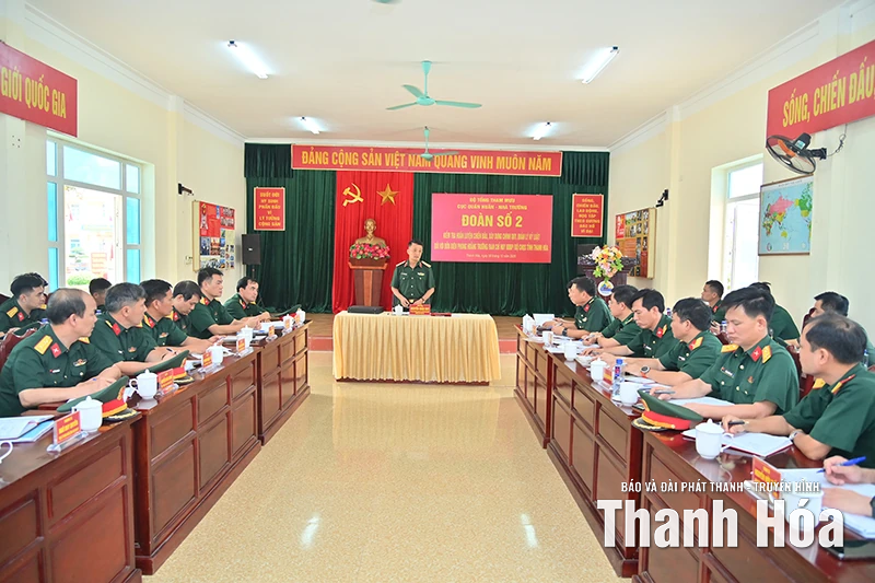 Bộ Tổng Tham mưu kiểm tra tại Đồn Biên phòng Hoằng Trường