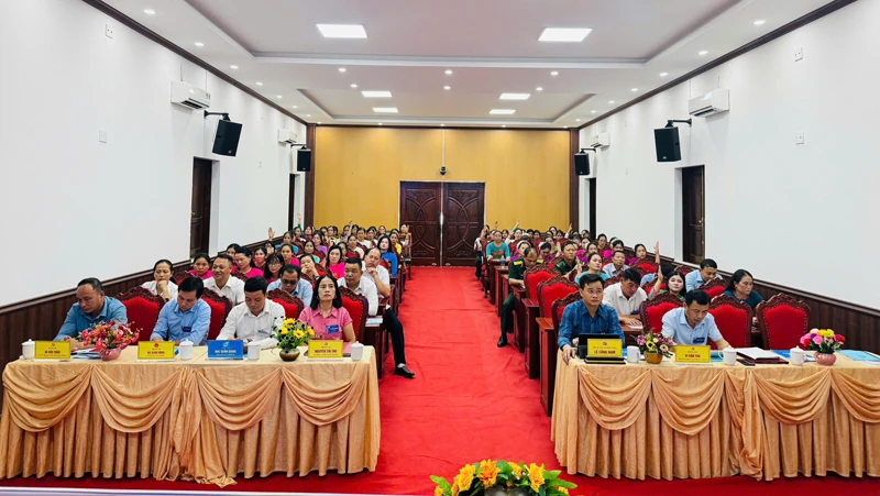 Đại hội Đại biểu Hội Liên hiệp Phụ nữ xã Mường Lát lần thứ nhất, nhiệm kỳ 2025 - 2030