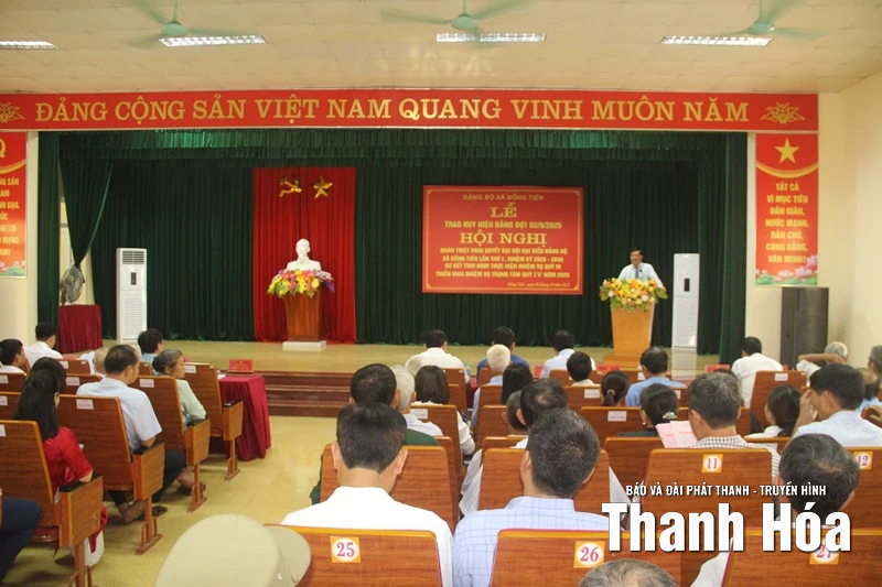 Xã Đồng Tiến quán triệt, triển khai Nghị quyết Đại hội đại biểu Đảng bộ xã lần thứ I