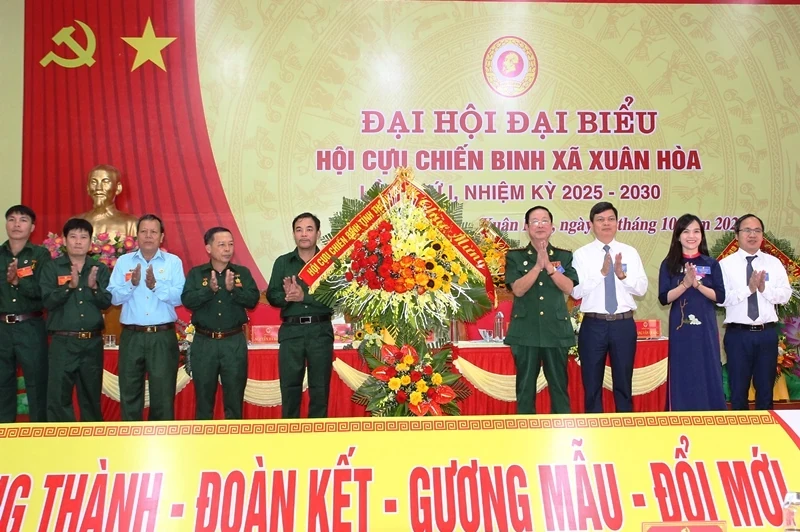 Đại hội đại biểu Hội Cựu chiến binh xã Xuân Hòa lần thứ nhất