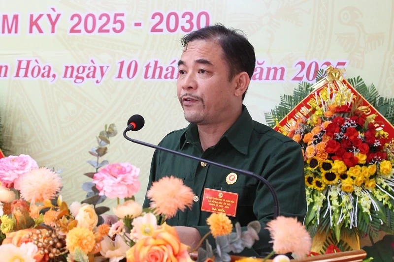 Đại hội đại biểu Hội Cựu chiến binh xã Xuân Hòa lần thứ nhất