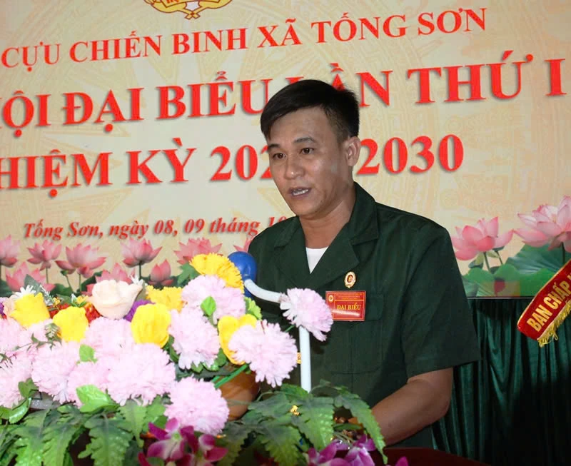 Đại hội đại biểu Hội cựu chiến binh xã Tống Sơn lần thứ I, nhiệm kỳ 2025 - 2030
