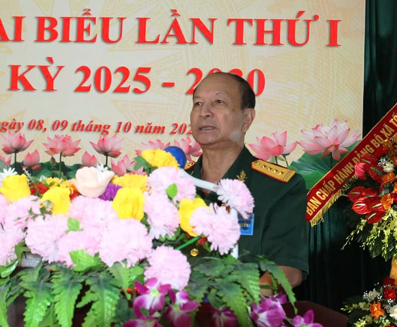Đại hội đại biểu Hội cựu chiến binh xã Tống Sơn lần thứ I, nhiệm kỳ 2025 - 2030