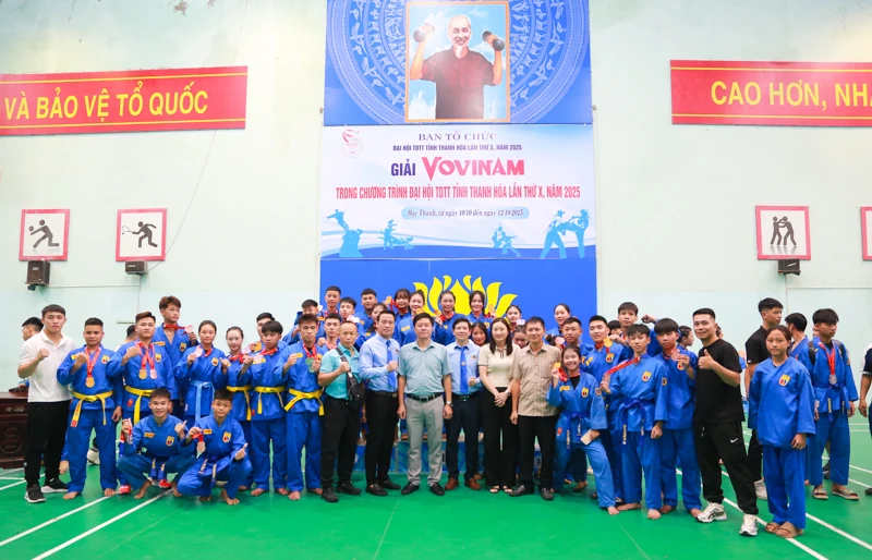 Bế mạc giải Vovinam trong chương trình Đại hội TDTT tỉnh Thanh Hóa