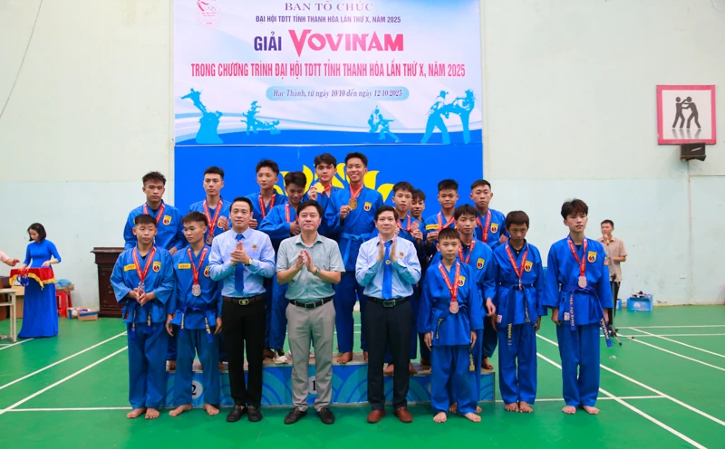 Bế mạc giải Vovinam trong chương trình Đại hội TDTT tỉnh Thanh Hóa