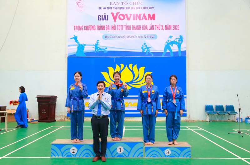 Bế mạc giải Vovinam trong chương trình Đại hội TDTT tỉnh Thanh Hóa